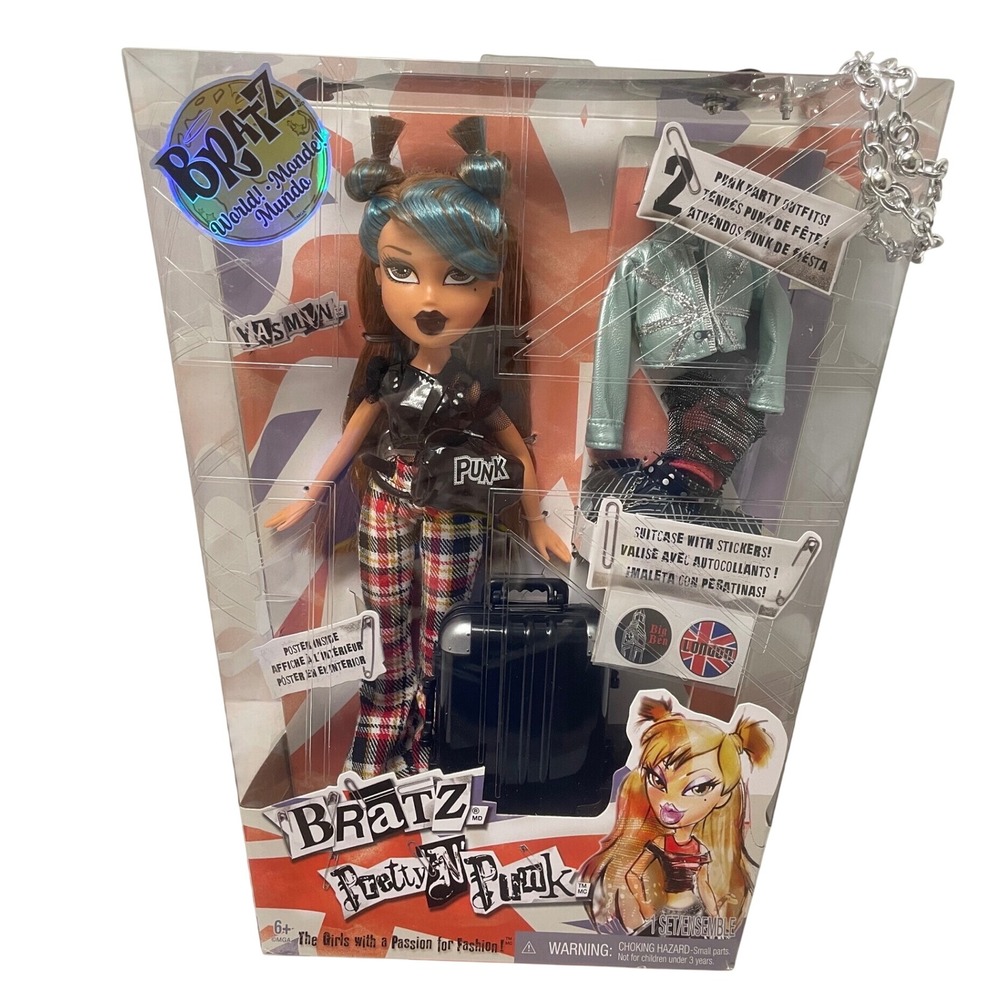 Bratz Pretty N Punk Yasmin Doll 2 Outfits Accessories 587972C3 MGA New